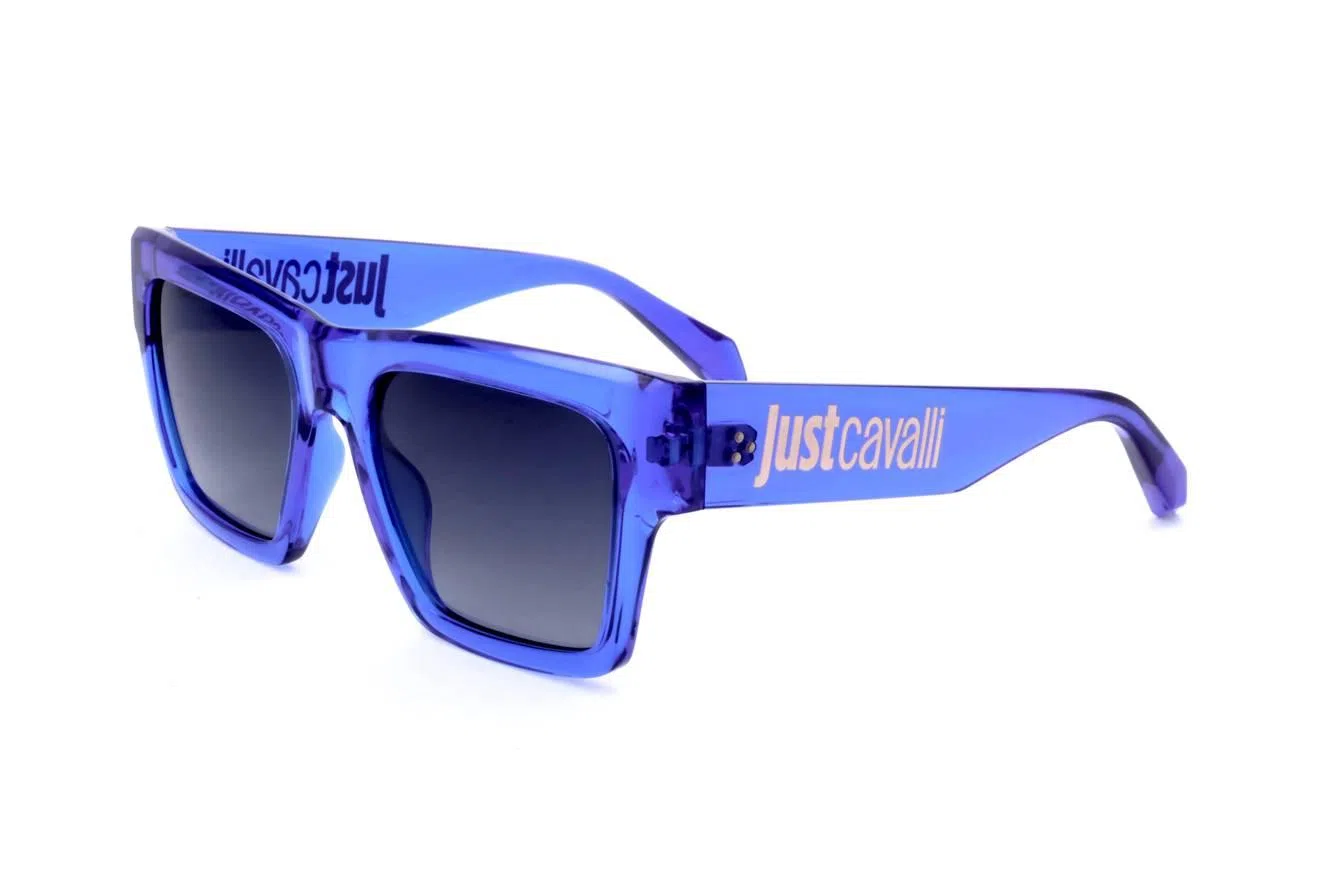 Just Cavalli SJC038 Sunglasses - BLUE - view 3